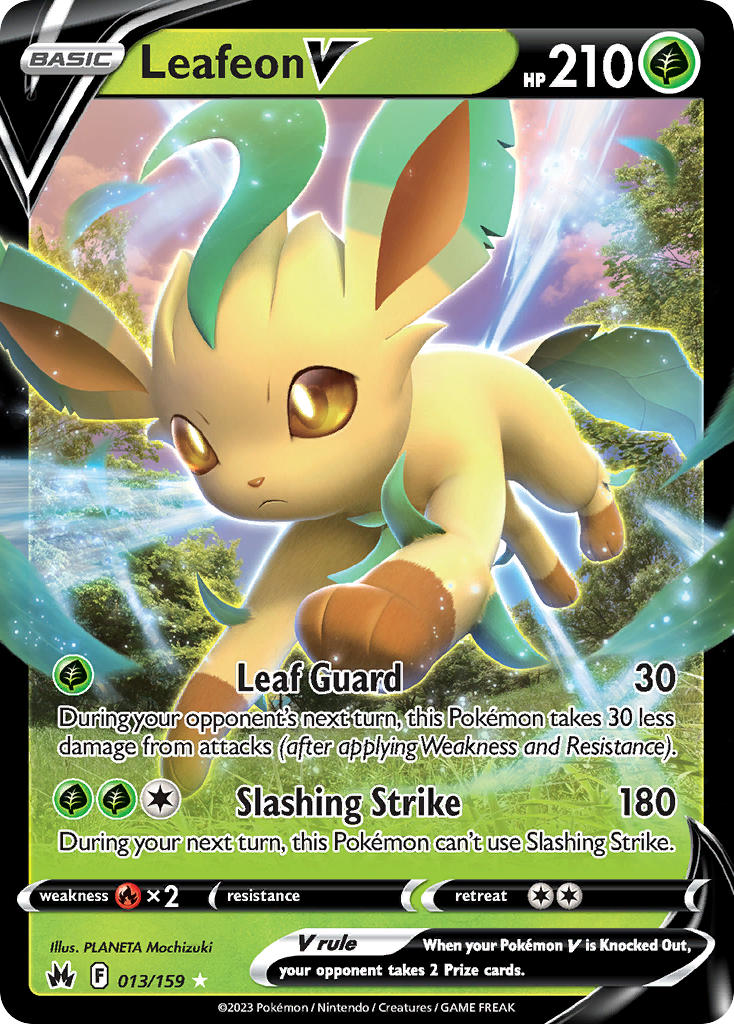 Leafeon V - 013/159 - Scroll and Circuit Games